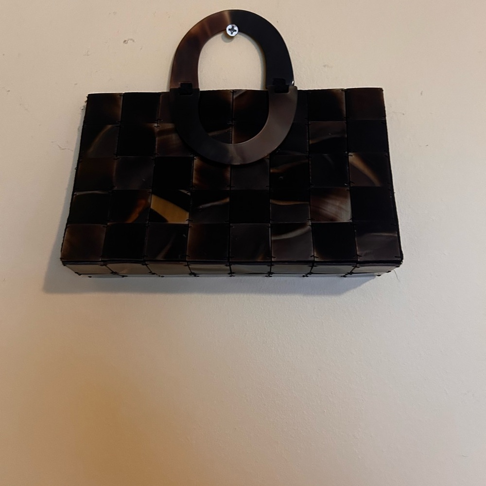 Elegant Lili Lua Black and Brown Women's Handbag
